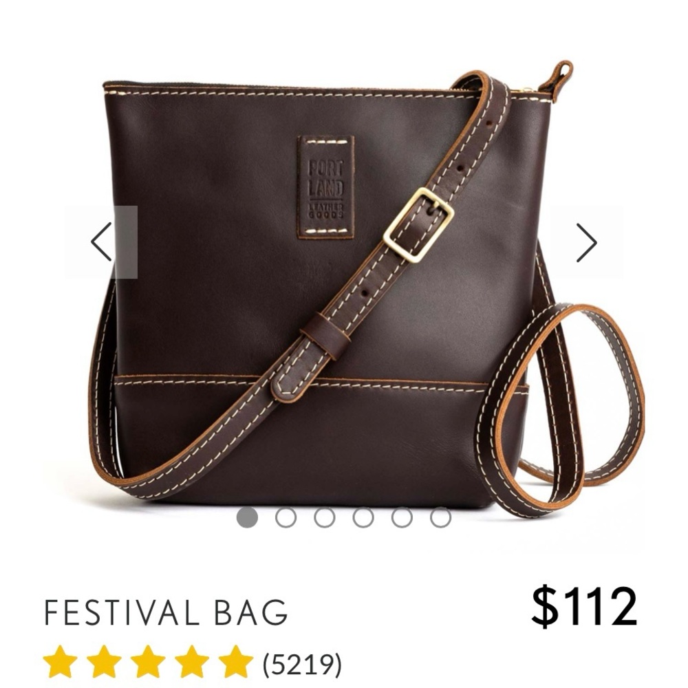 PORTLAND LEATHER FESTIVAL BAG PURSE HANDBAG EXCELLENT CONDITION BOHO BARELY USED - Picture 2 of 14